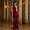 Elegante Pailletten Fishtail Jurk - Mermaid Gala Avondjurk