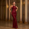 Elegante Pailletten Fishtail Jurk - Mermaid Gala Avondjurk