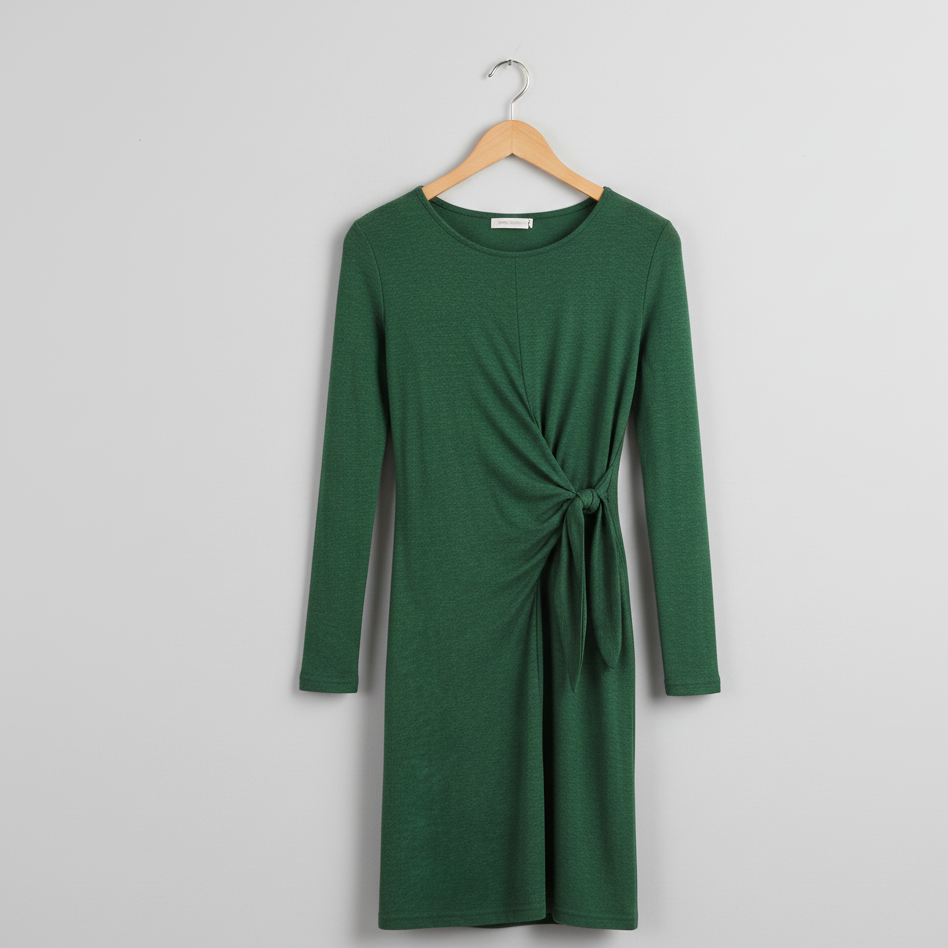 A-LIJN JURK MET LANGE MOUWEN