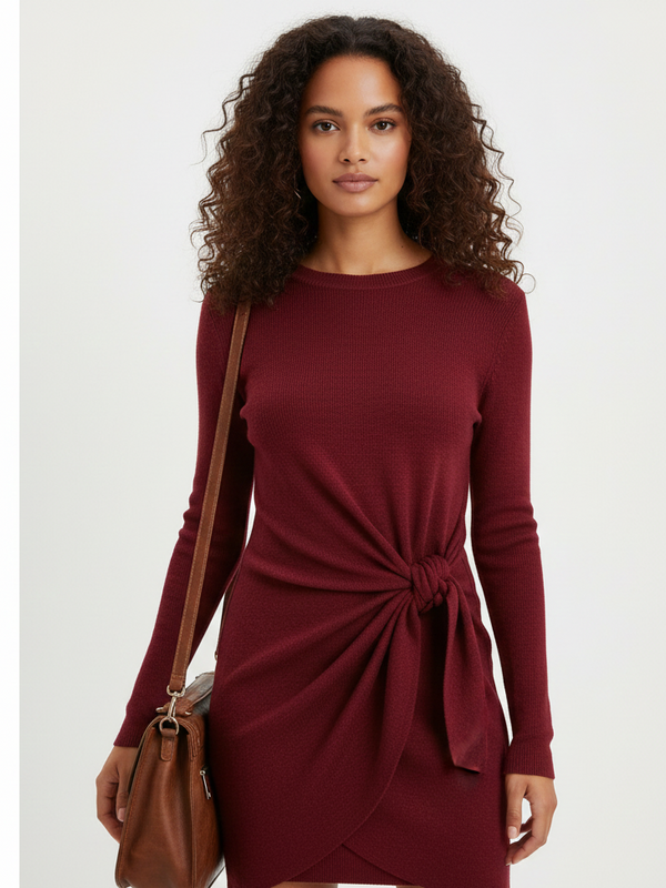 A-lijn met jurk met lange mouwen