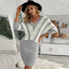 Winter Slim Mid Length Sweater Dress
