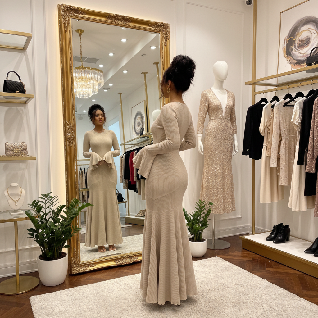 Mermaid jurk - spiegel boutique